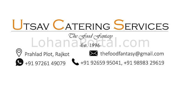 Utsav Catering Services Visitng Card
