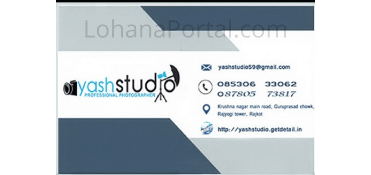 Yash Studio Visiting Card